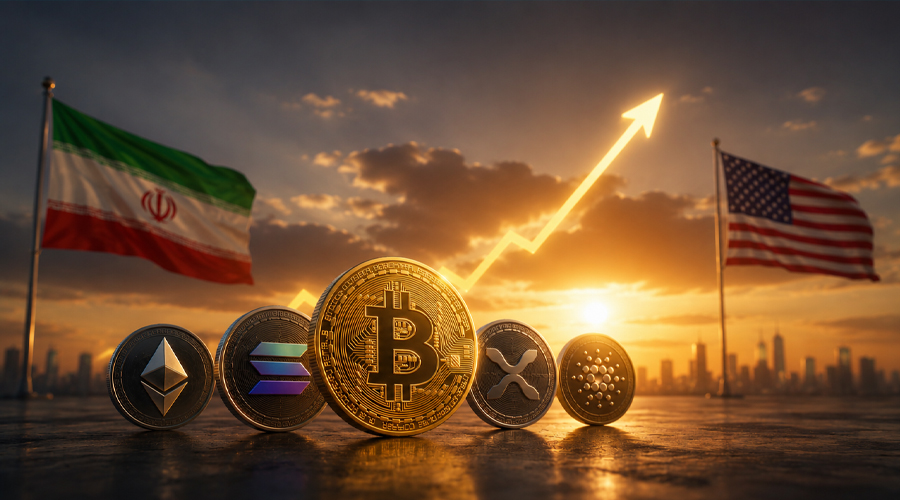 خیز بلند رمزارزها با خبر توافق ایران و آمریکا؛ بیت‌کوین تا مرز ۶۶ هزار دلار صعود کرد